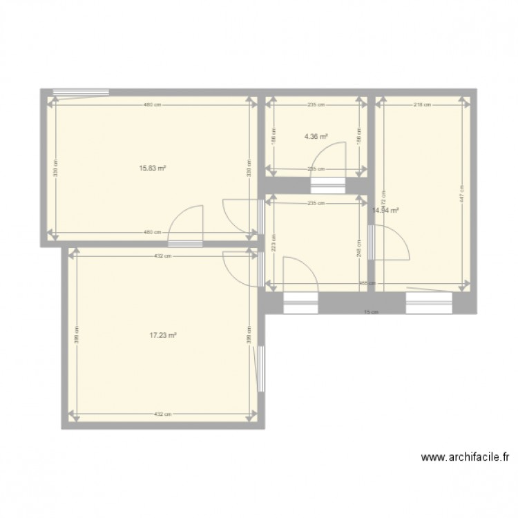 Thokoly 4. Plan de 0 pièce et 0 m2