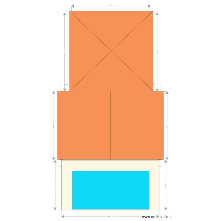 leognan 4 avec etage. Plan de 0 pièce et 0 m2