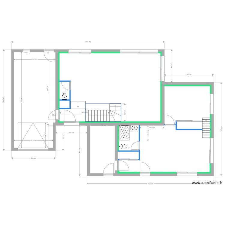 PLAN MAISON ST AUNES. Plan de 0 pièce et 0 m2