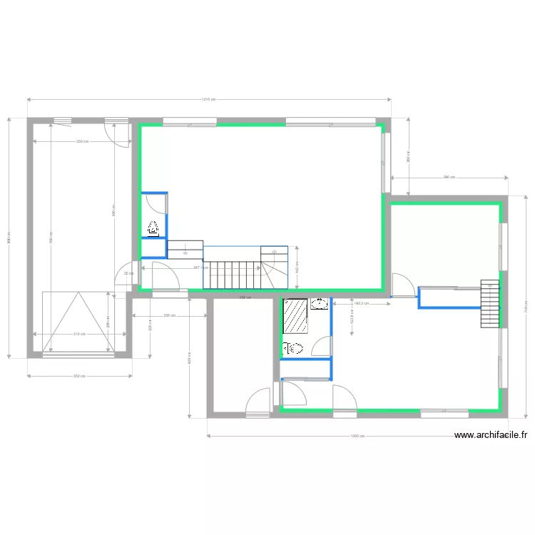 PLAN MAISON ST AUNES. Plan de 
