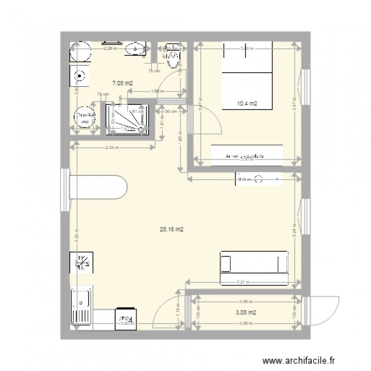 Appart Grange Juillet 2017. Plan de 0 pièce et 0 m2