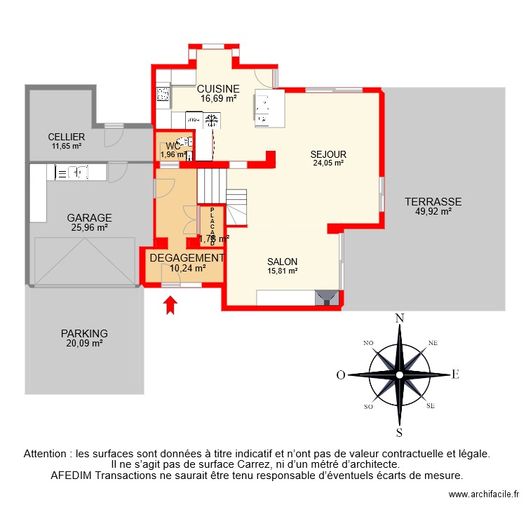 BI 6484 RDC 2. Plan de 0 pièce et 0 m2