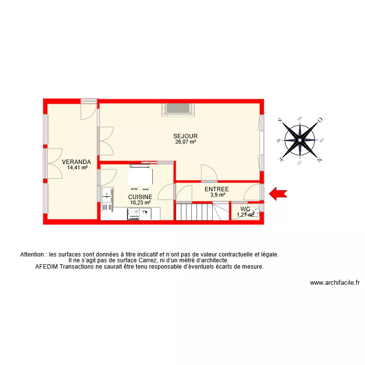 BI 6638 RDC . Plan de 