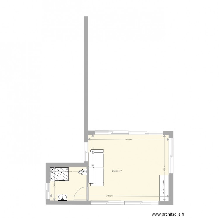 DEPENDANCE. Plan de 0 pièce et 0 m2