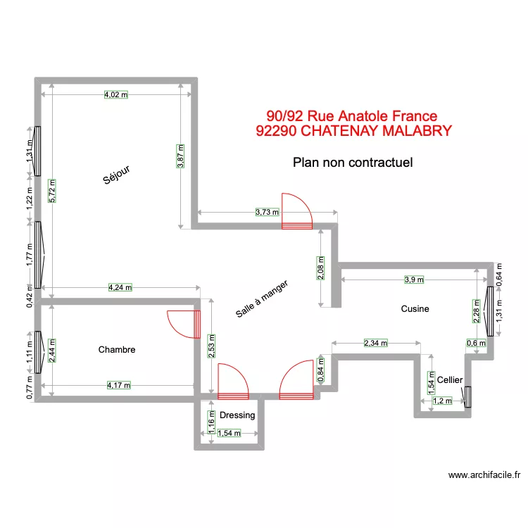 SCI NOTREVE. Plan de 