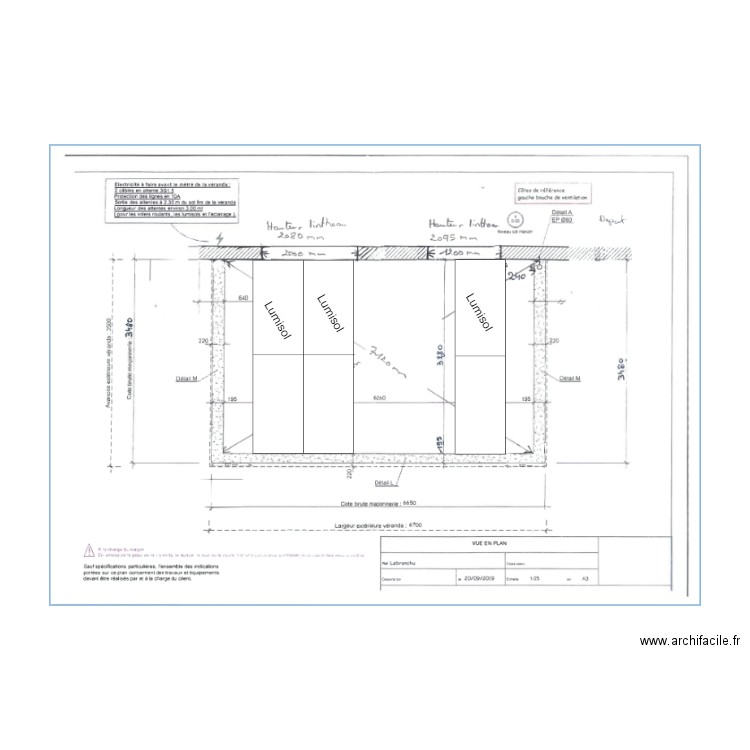 metre lebranchu. Plan de 0 pièce et 0 m2