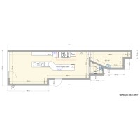 Plan de salle cuisson côté mur