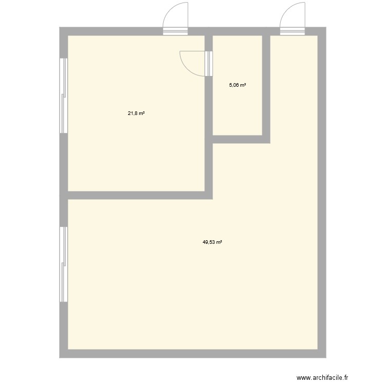 Annexe Rev0. Plan de 3 pièces et 76 m2