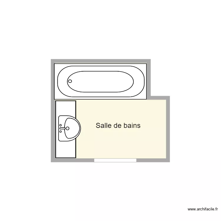 plan avant travaux philip. Plan de 