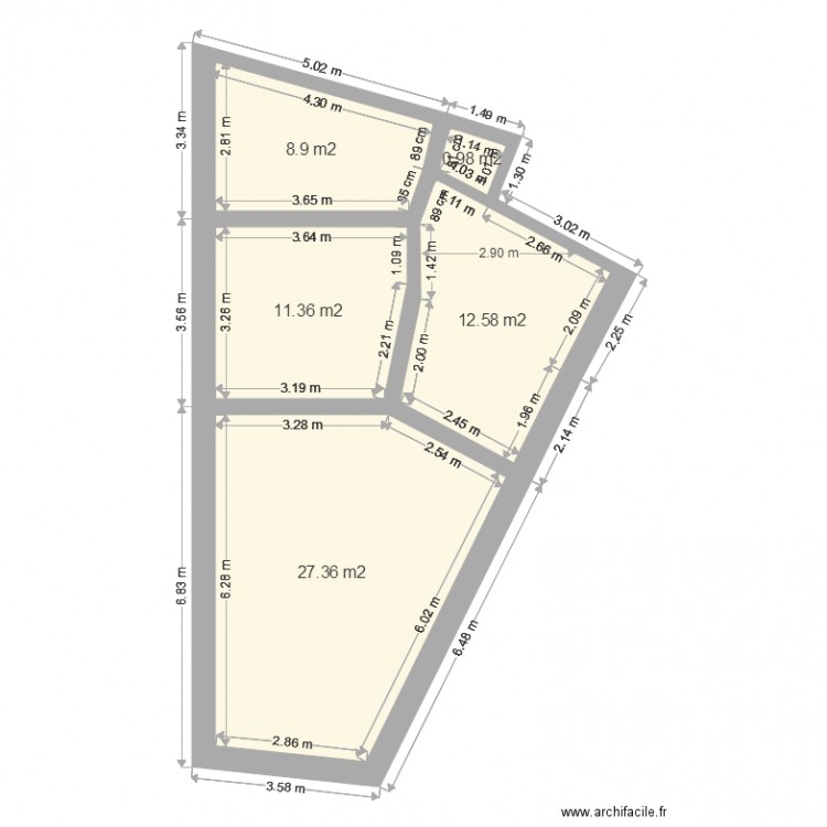 saintgery. Plan de 0 pièce et 0 m2