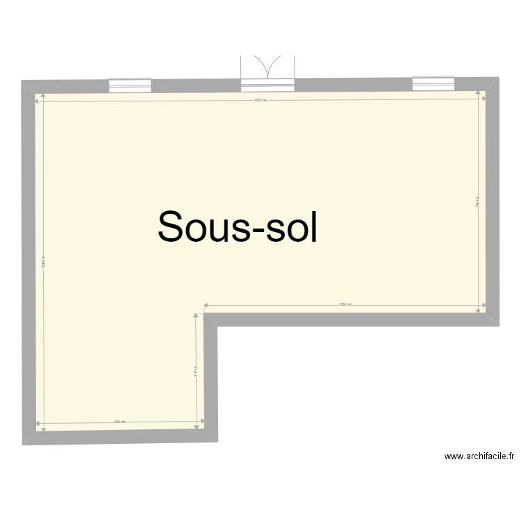 JEAN D. Plan de 3 pièces et 451 m2