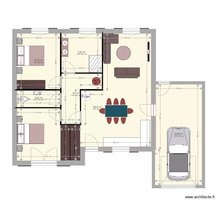 chalandray222. Plan de 