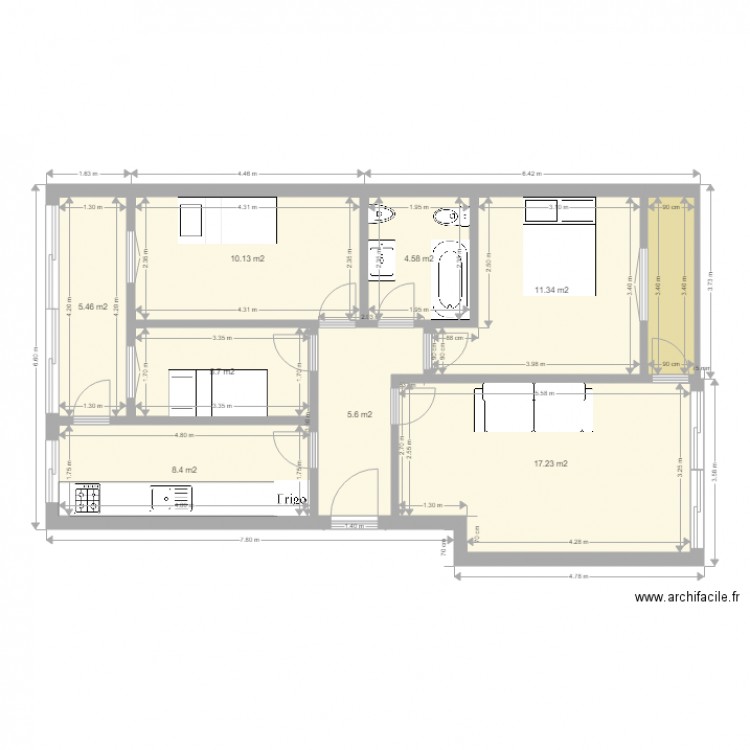 Malaga. Plan de 0 pièce et 0 m2