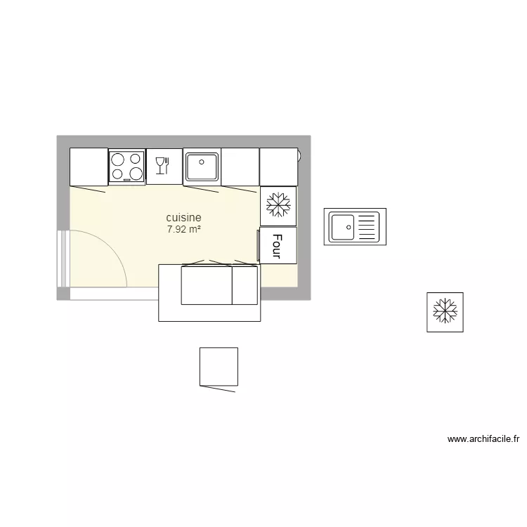 cuisine. Plan de cuisine. Plan de