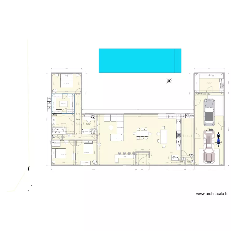 LARCHEY. Plan de 