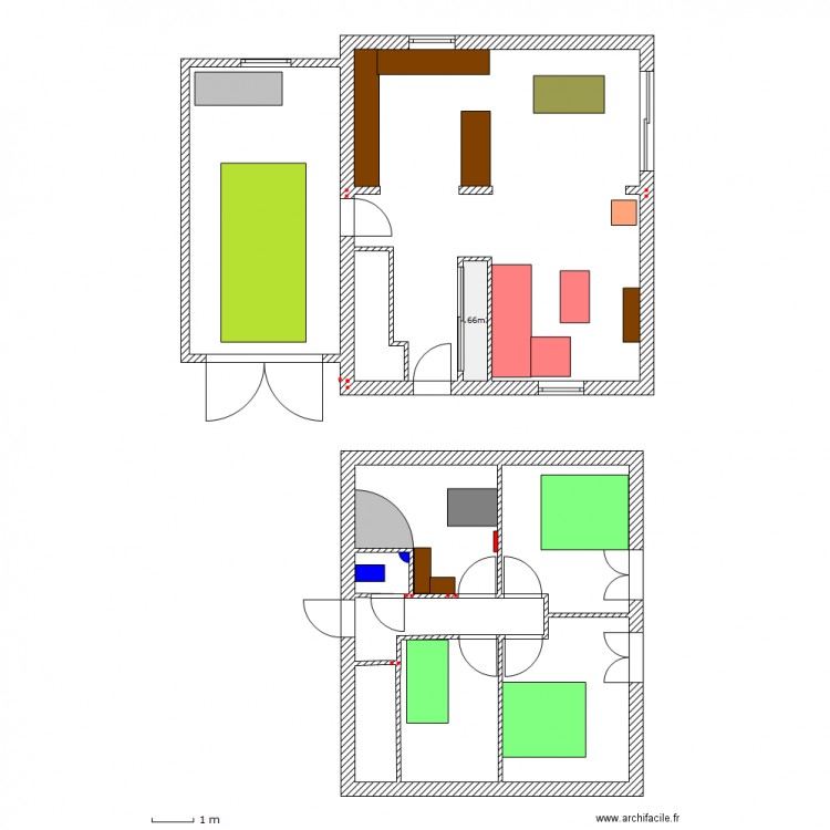 groisy. Plan de 0 pièce et 0 m2