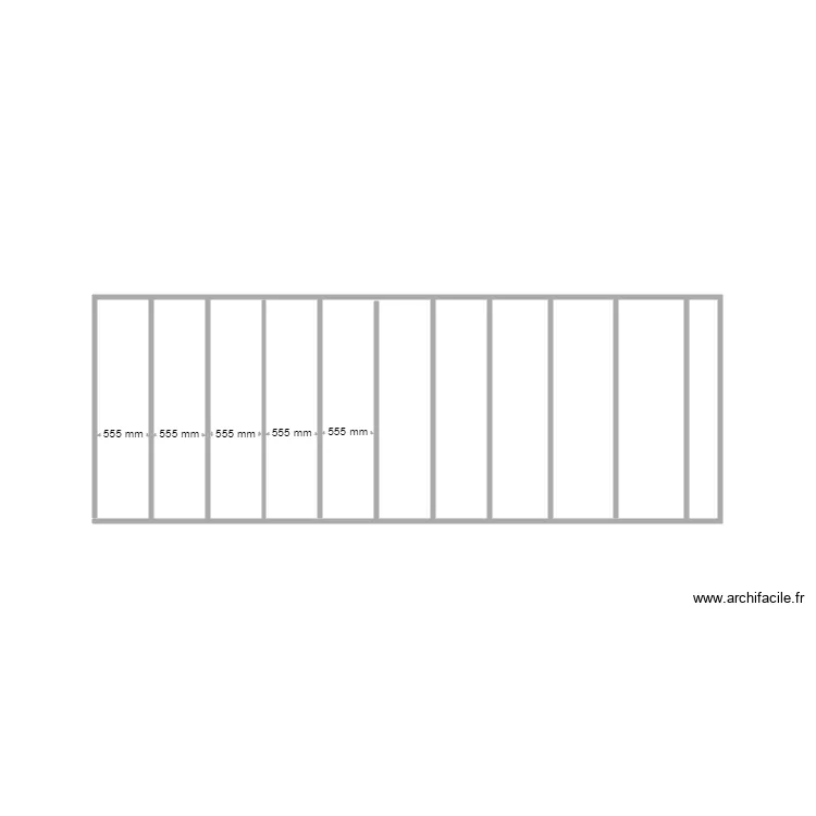 ferme 1 panneaux. Plan de 