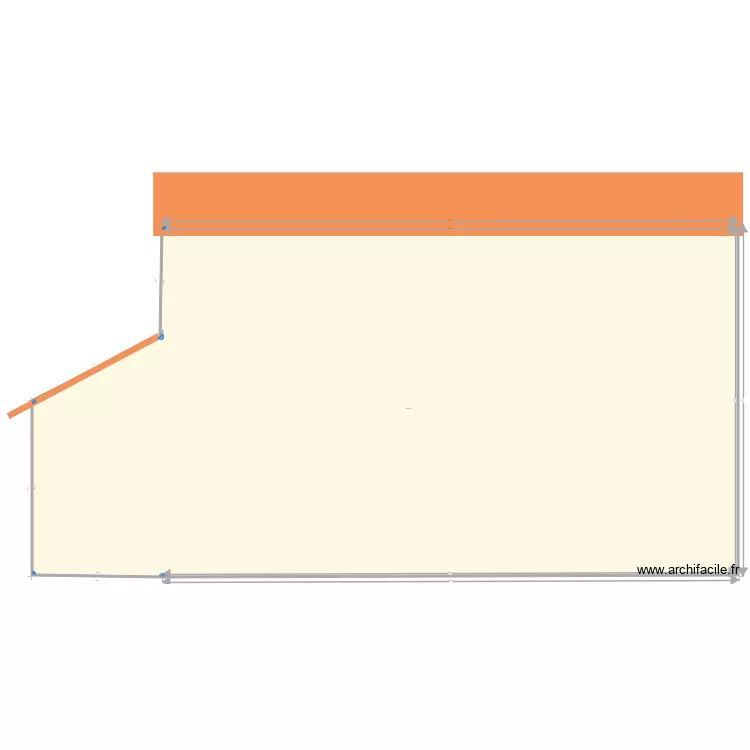 plan fa&ccedil;ade est. Plan de 