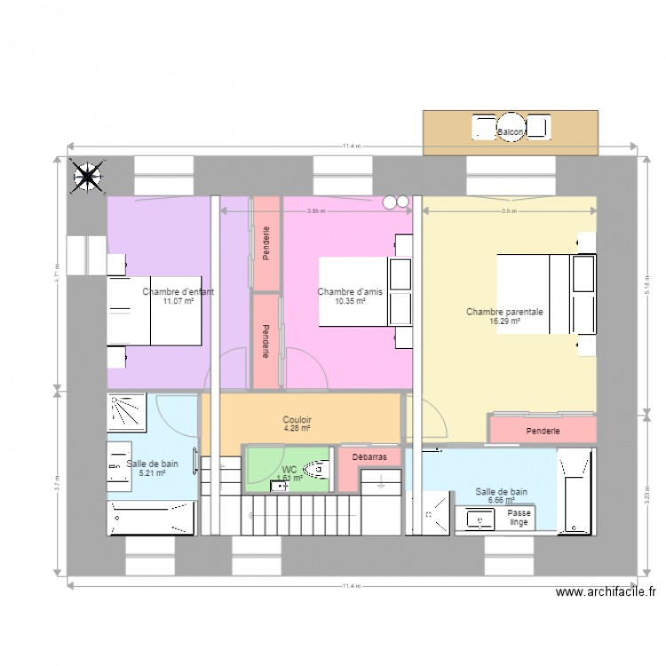 Variante tubes fumée. Plan de 0 pièce et 0 m2