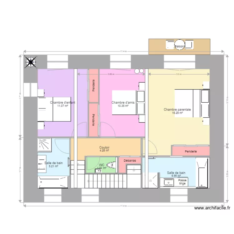 Variante tubes fum&eacute;e. Plan de 