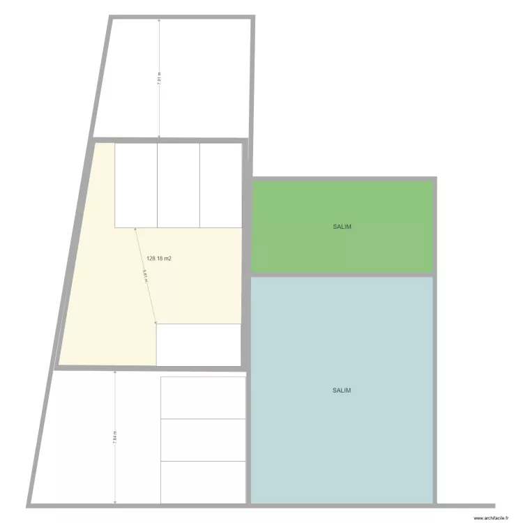 CHAVENAY. Plan de 