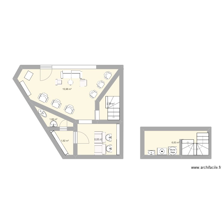 PLAN HD. Plan de 0 pièce et 0 m2