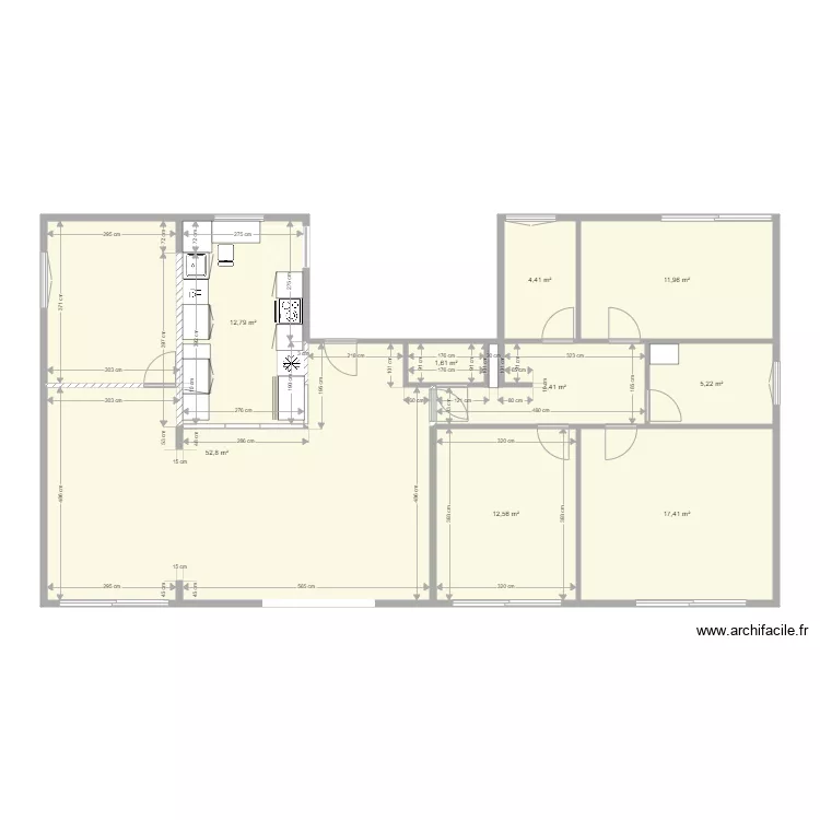 Neuilly 62 modifi&eacute;. Plan de 