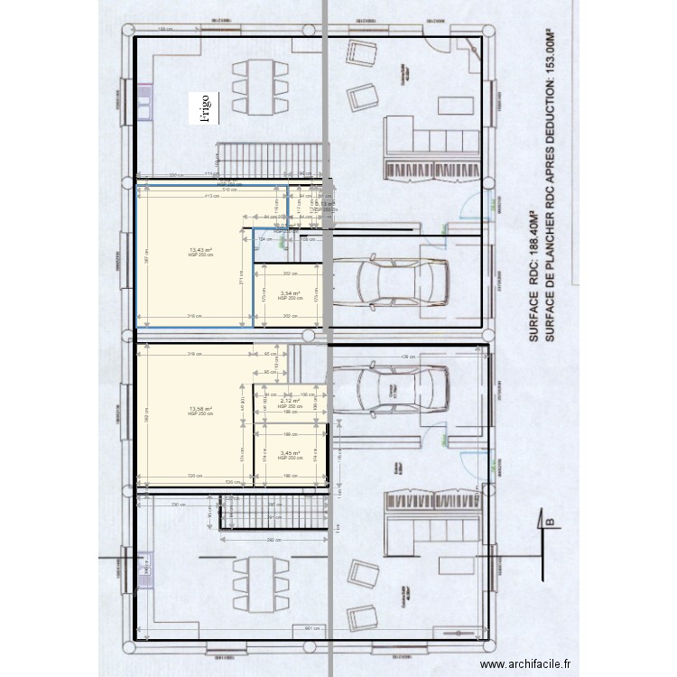 GIL 15 10. Plan de 10 pièces et 169 m2