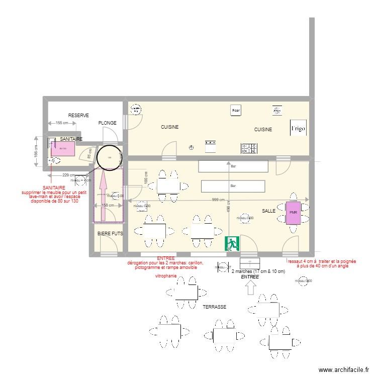 LE CHANTENAY. Plan de 4 pièces et 94 m2