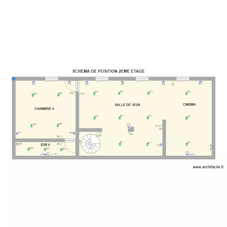 PLAN IMPLANTATION WHALIN 2EME. Plan de 