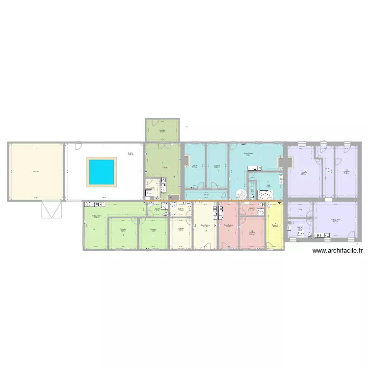 Projet Reignac. Plan de 