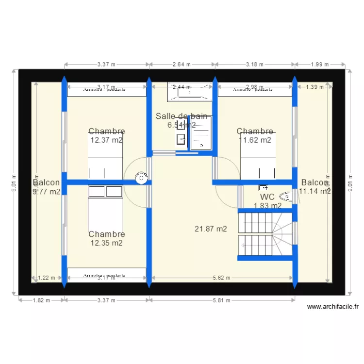 Groisy 5 1er Etage. Plan de Groisy 5 1er Etage. Plan de