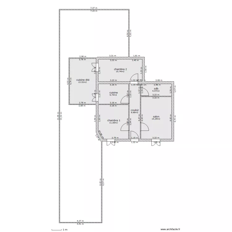 Golfe Juan existant .. Plan de 