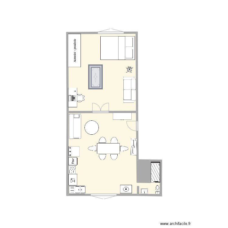 Acacias RDC. Plan de 0 pièce et 0 m2