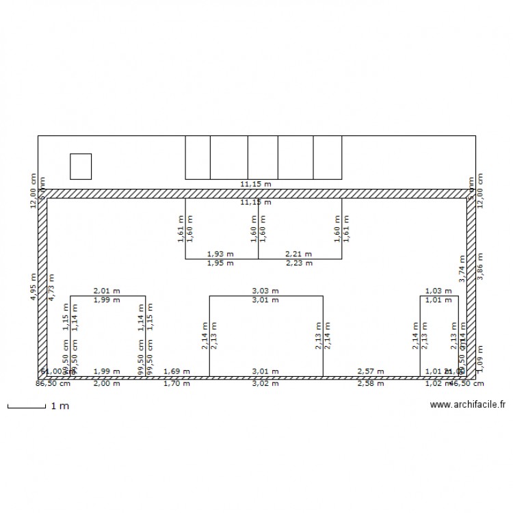 plan facade du projet sud pcm 5.2. Plan de 0 pièce et 0 m2