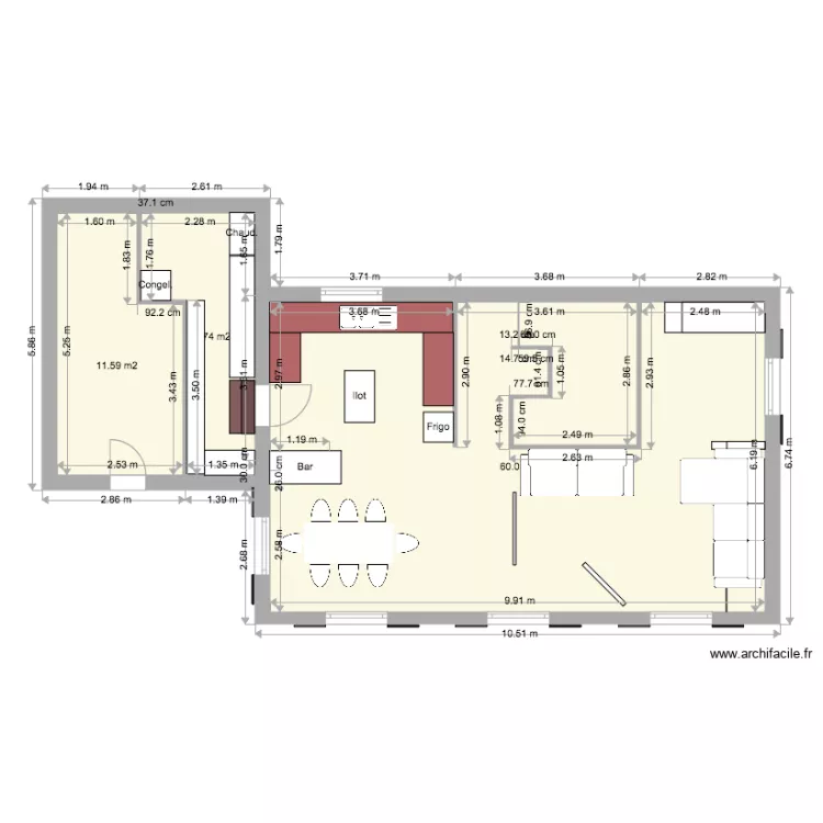 Calou Jerome. Plan de 