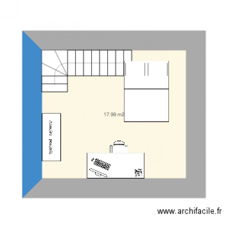 Meublé lambé 1 chambre. Plan de 0 pièce et 0 m2