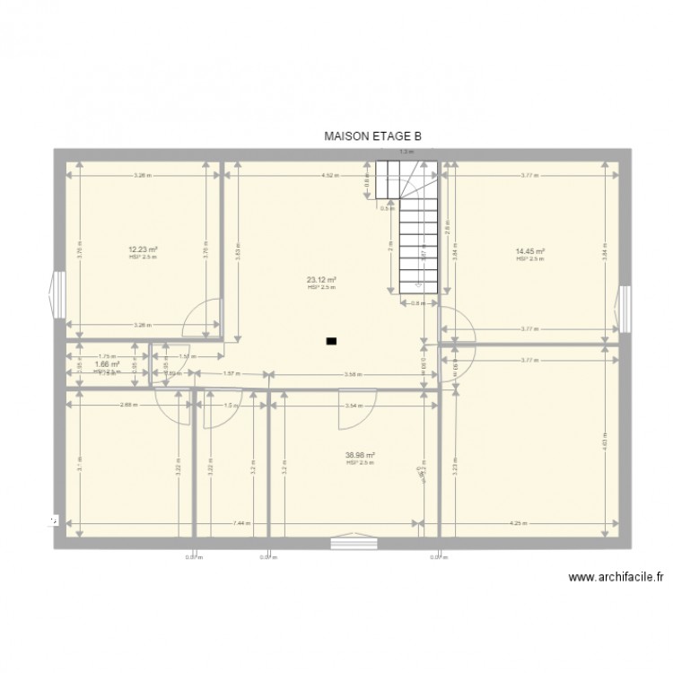 DAVID HOME ETAGE B j 1. Plan de 0 pièce et 0 m2