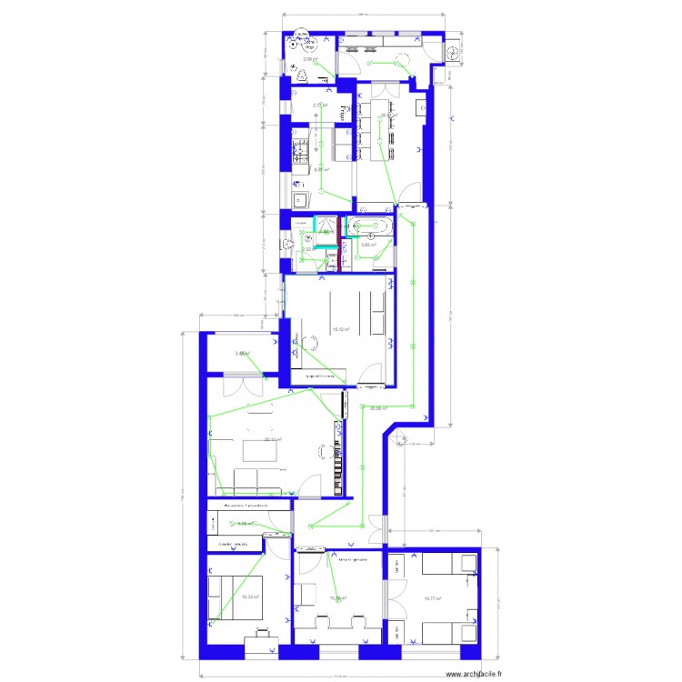 plan sao felix 8 elec. Plan de 0 pièce et 0 m2