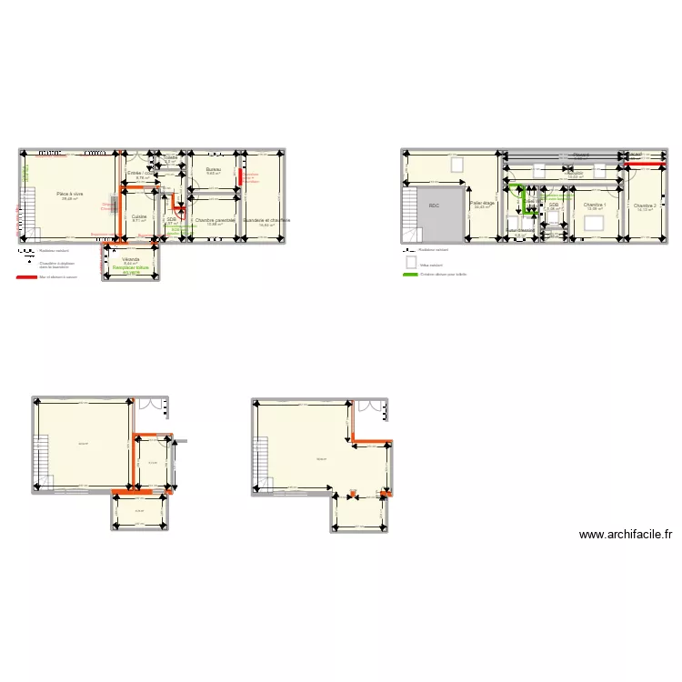 CHEVE et DELLIAUX Ville en Selve. Plan de 