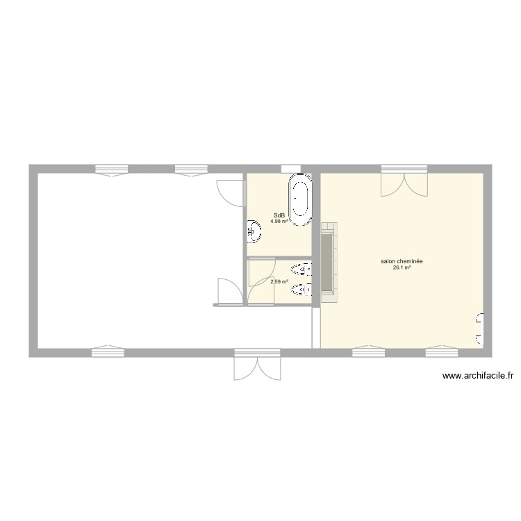 corps Long&egrave;re new project. Plan de 0 pièce et 0 m2