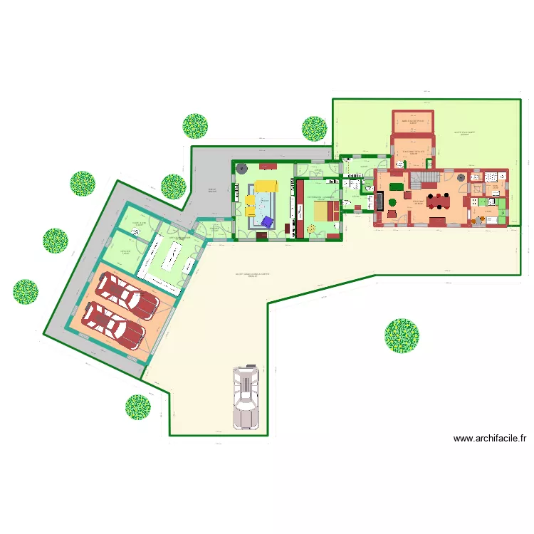 PLAN rallong&eacute; ATELIER 2. Plan de 