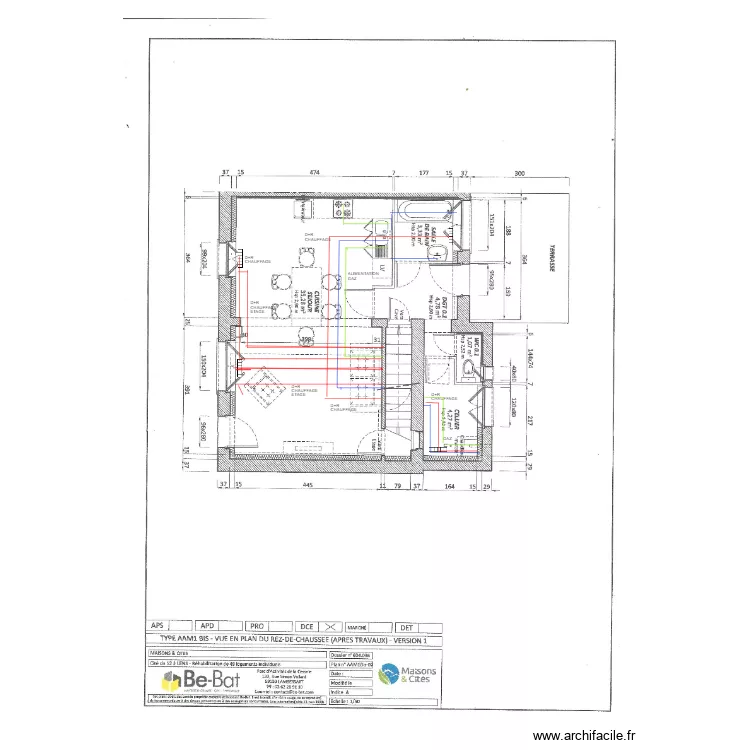 LENS 49 AAM1 rez chauss&eacute;e. Plan de 
