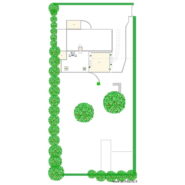 Aménagement extérieur v2. Plan de 0 pièce et 0 m2