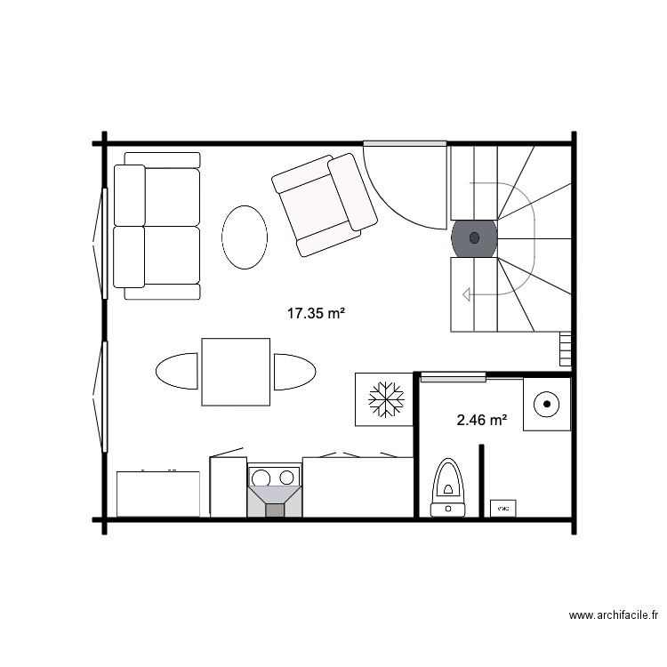 RDC 20M 1. Plan de 0 pièce et 0 m2