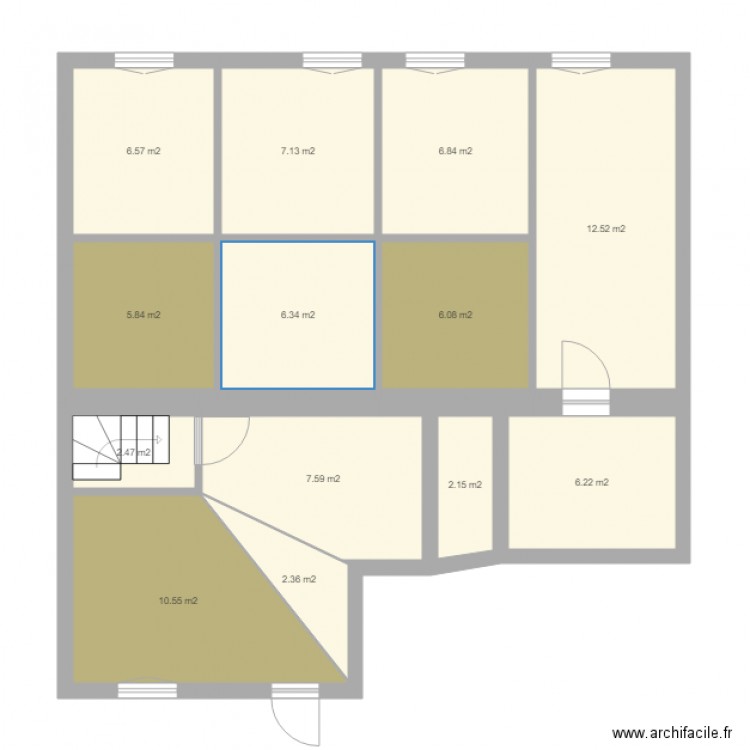 Garay U 11 a 17M8 amenagement 3. Plan de 0 pièce et 0 m2