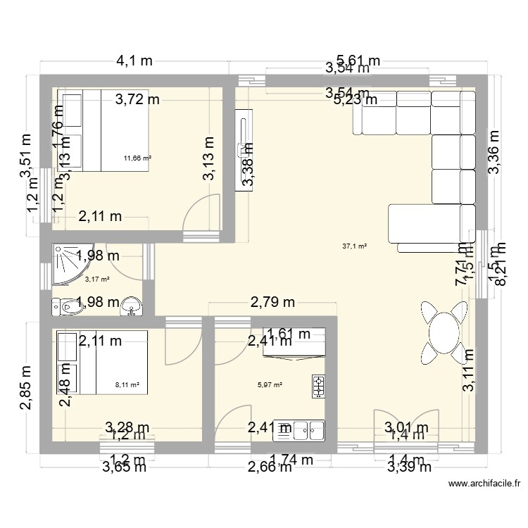 JR2. Plan de 0 pièce et 0 m2