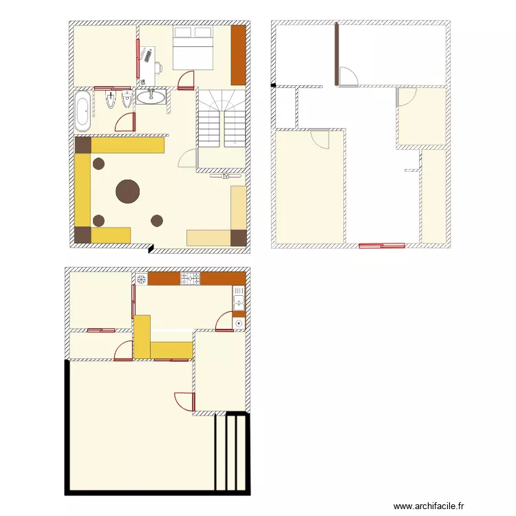 168 a. Plan de 