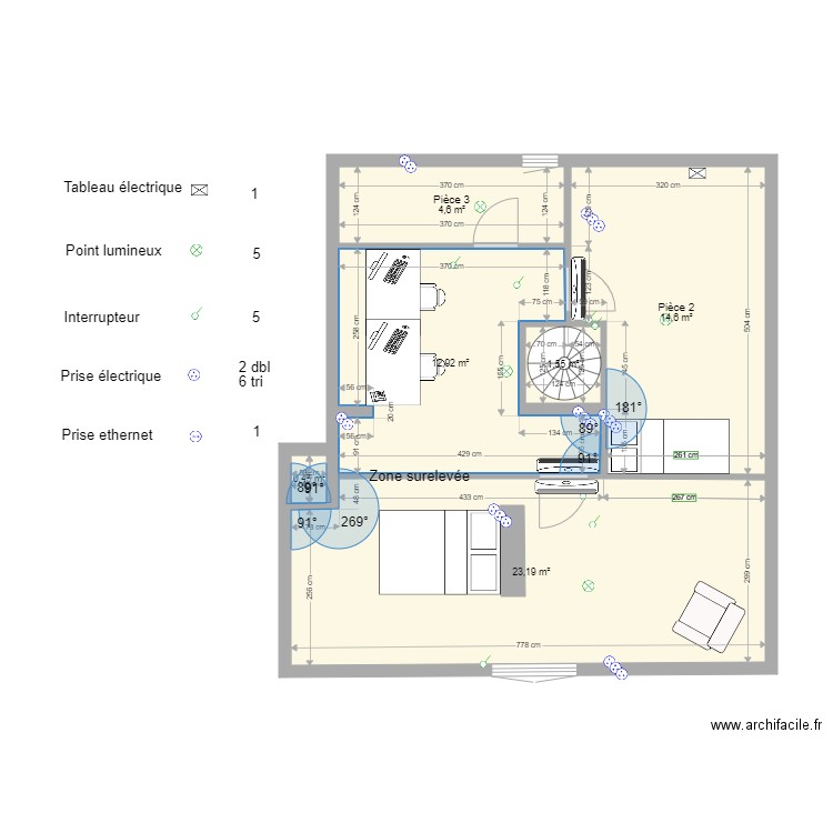 grenier 5. Plan de 0 pièce et 0 m2