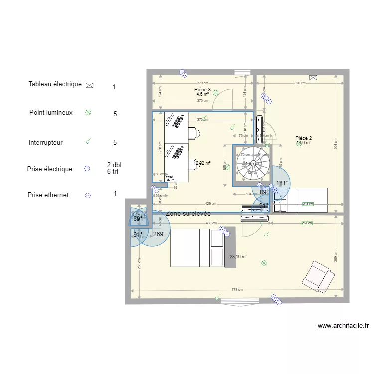 grenier 5. Plan de grenier 5. Plan de